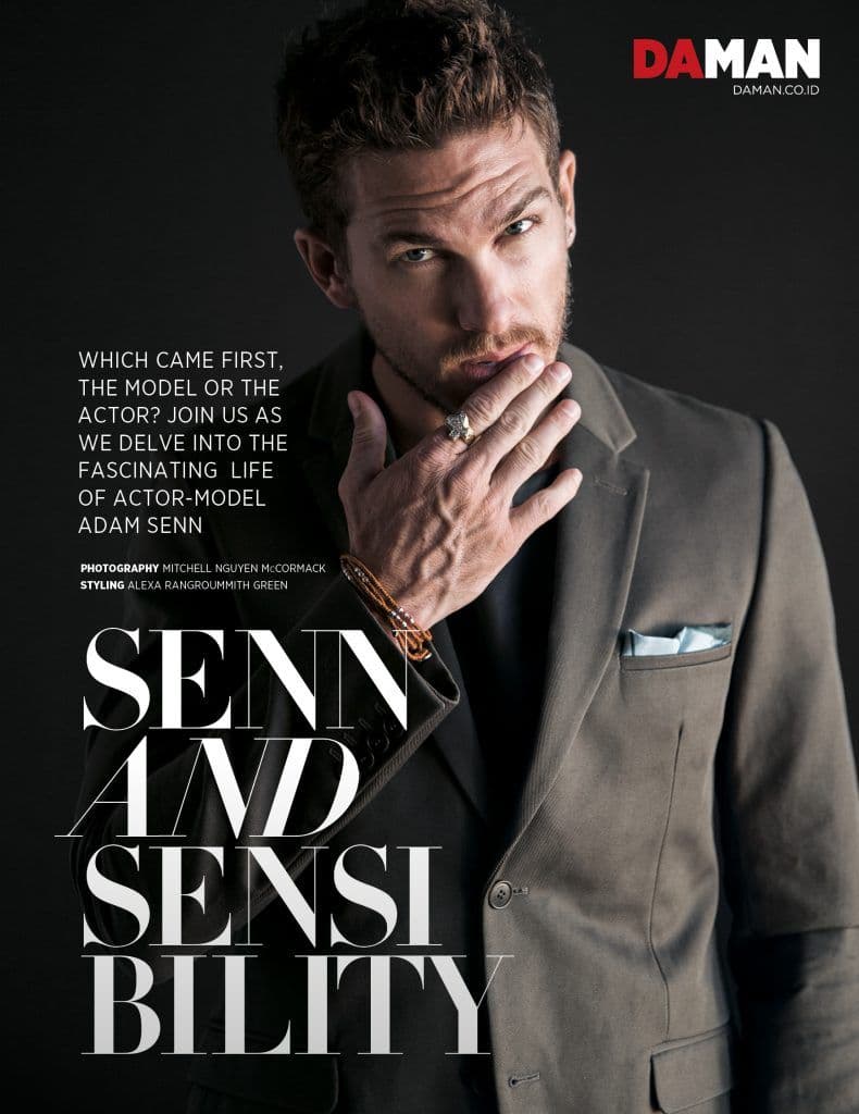 FEATURE_Adam Senn Outfit by Calvin Klein Collection pocket square by Issey Miyake Men