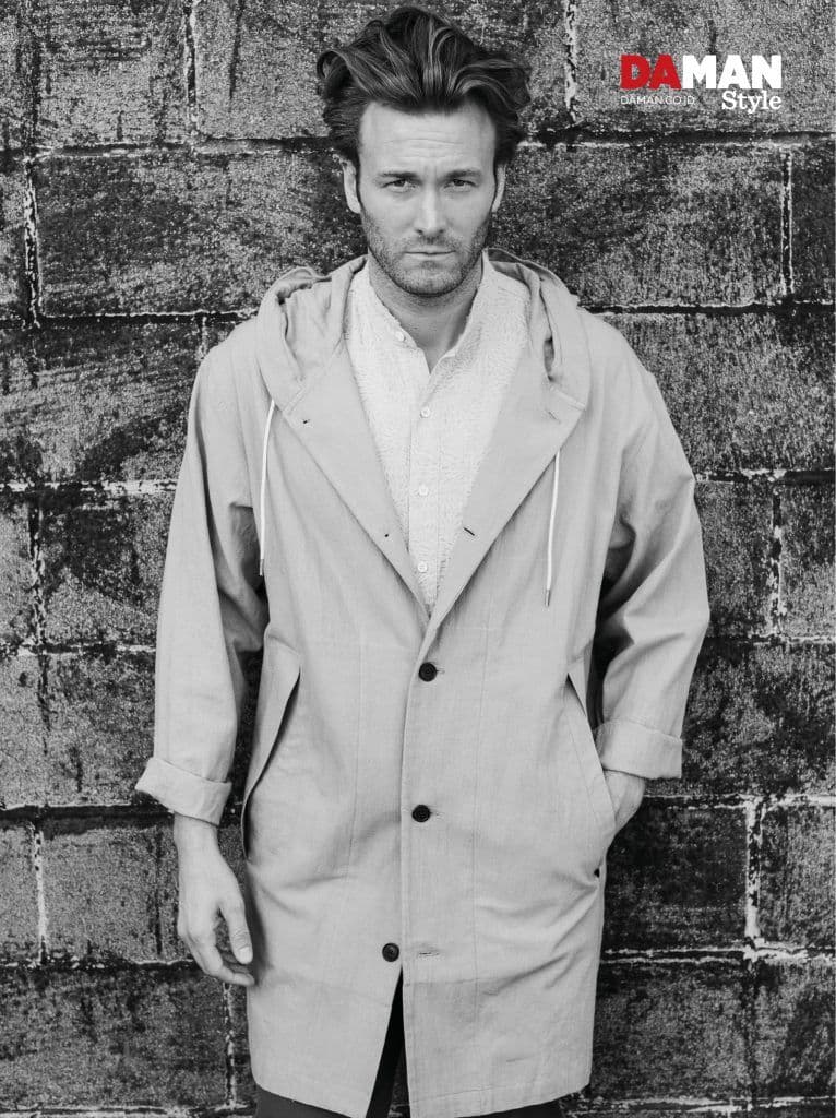 BRAD KROENIG_DA MAN STYLE SPRING SUMMER 2016_Shirt and jacket by Billy Reid, trousers by Calvin Klein Collection