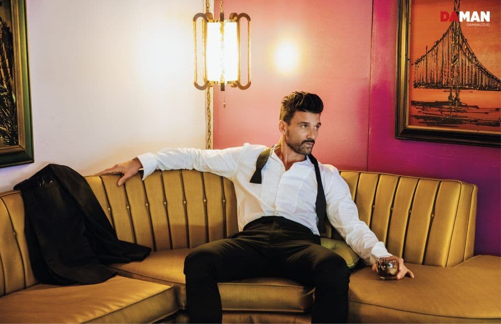 Frank Grillo of Marvel's Captain America Civil War in outfit by John Varvatos, tie by 14th & union