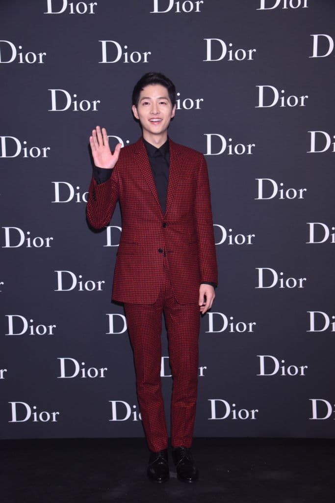 Song Joong Ki of Descendants of the Sun at Dior Homme Hong Kong