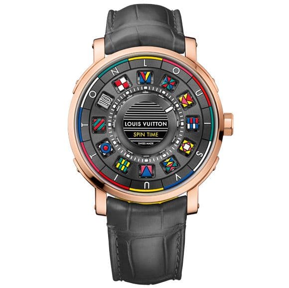 Louis Vuitton Escale Time Spin watch in rose gold