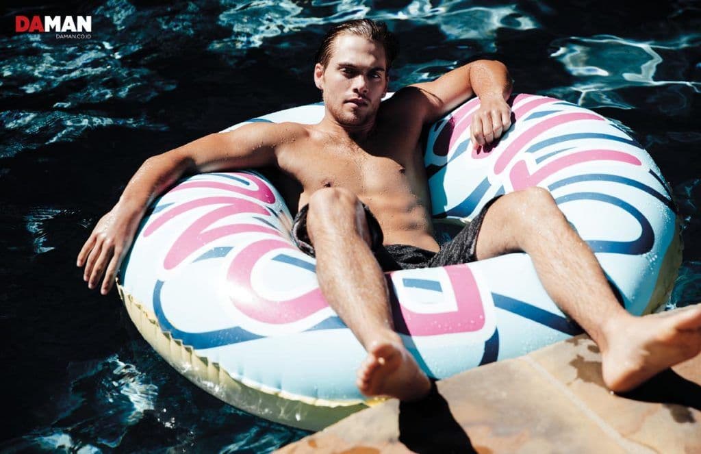 Dylan Sprayberry of Teen Wolf in shorts by contraband hats