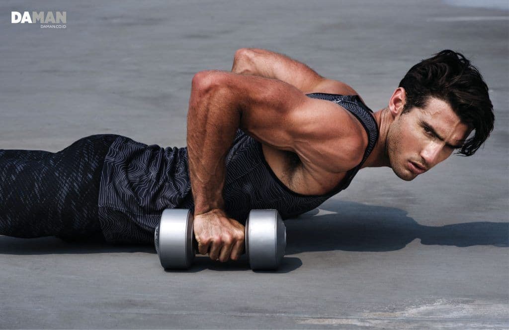 Outtake Mitchell Wick in Tank top and shorts by Under Armour