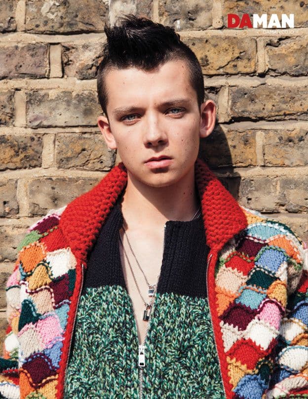 OUTTAKE Asa Butterfield in Outfit by Prada