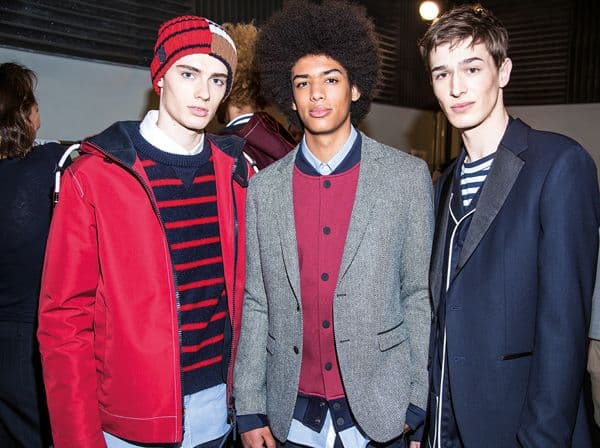 The color spectrum of the season sticks to the brand’s basics blue, red and white