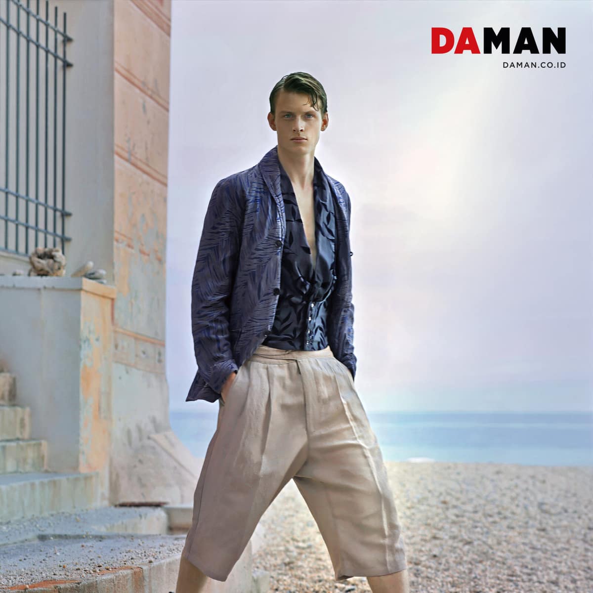 Inside Cameron Pisan’s vintage journey through a Saracen borgo, celebrating the timeless codes of Giorgio Armani