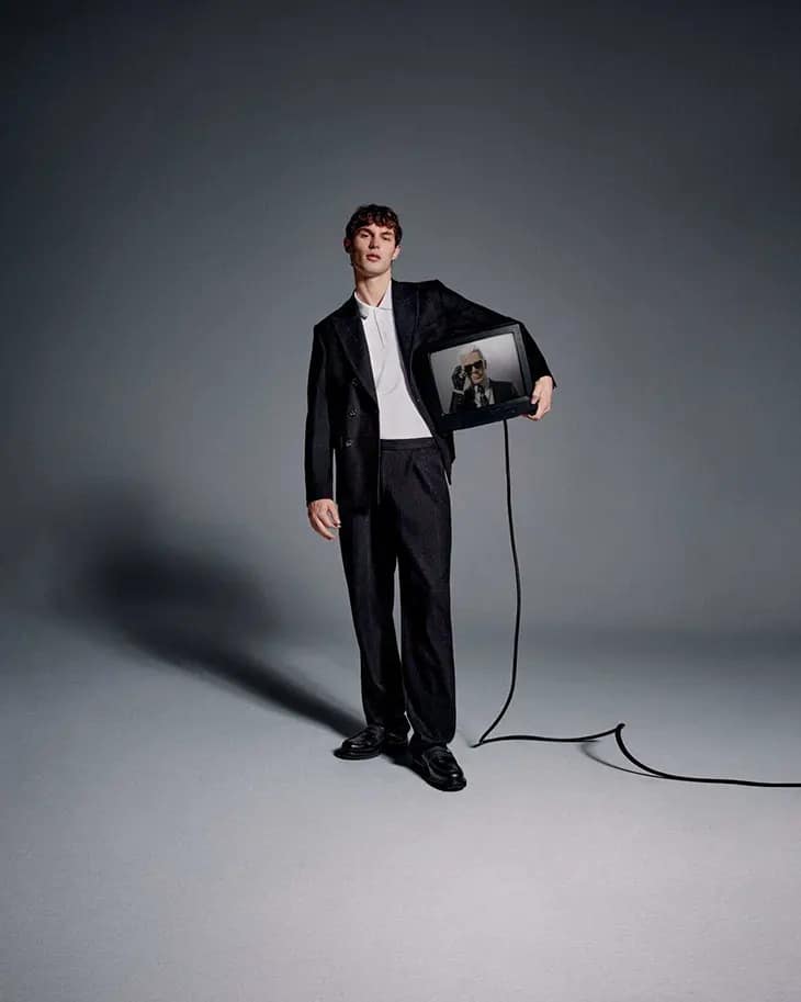 Karl Lagerfeld puts Kit Butler at the center of its Fall/Winter 2026 campaign