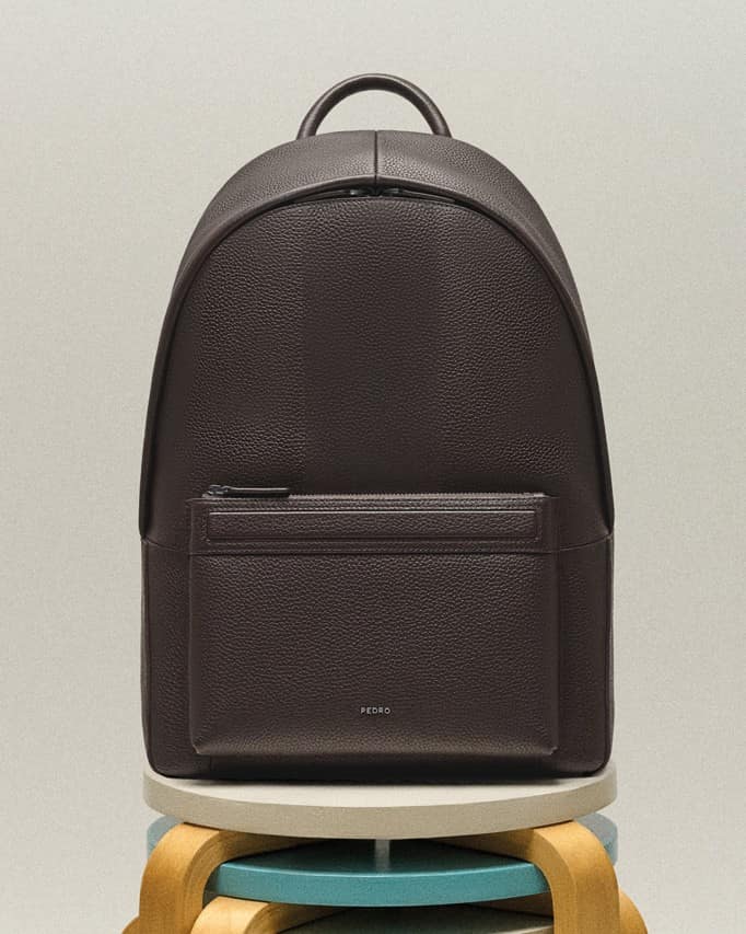 Pedro Refines Everyday Carry With the James Leather Backpack