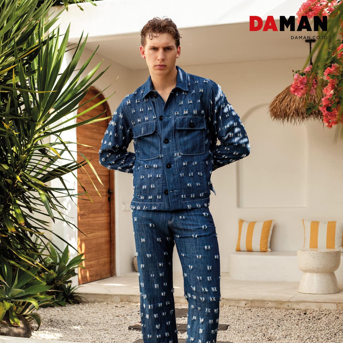 Joseph Slager Embraces Tropical Ease in a Resort-Wear Fashion Story
