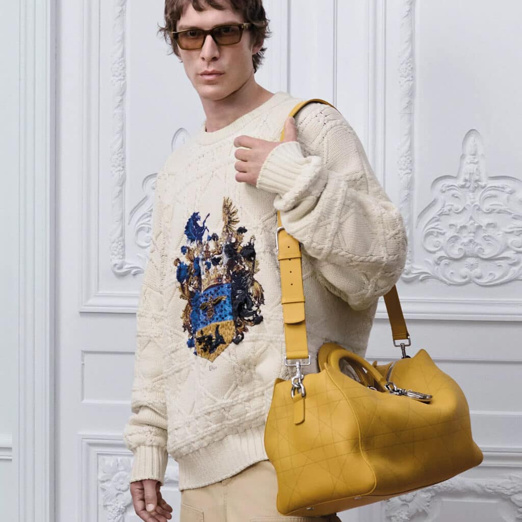 Granville Jaune Chantilly Cannage Calfskin