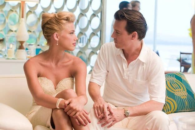 Amber-Heard-as Chenaut, Johnny-Depp as Paul Kemp in Hunter S. Thompson's The Rum-Diary for DA MAN
