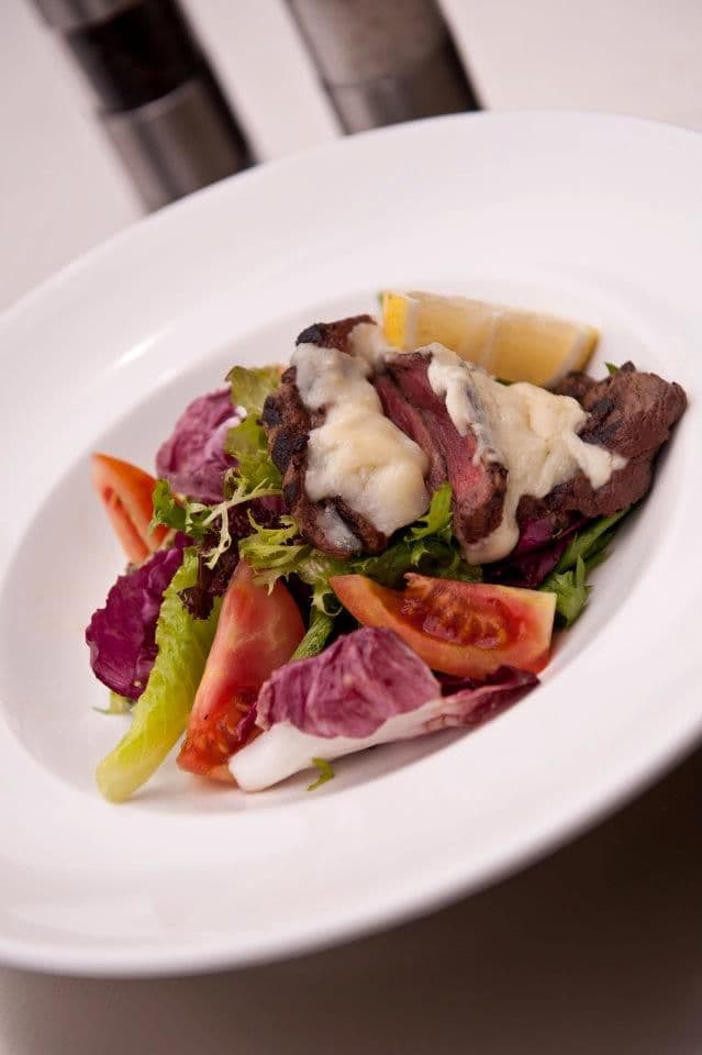 The steak salad by Bluegrass Bar & Grill.
