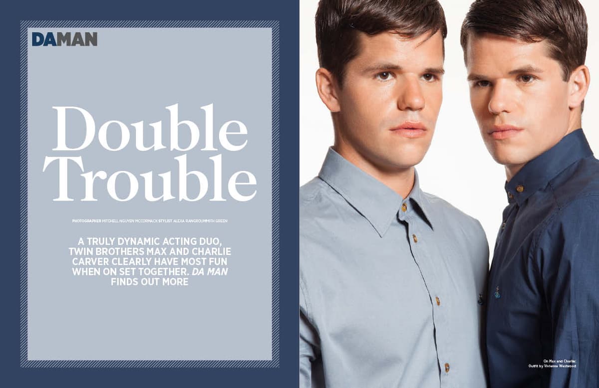 Max & Charlie Carver Spread