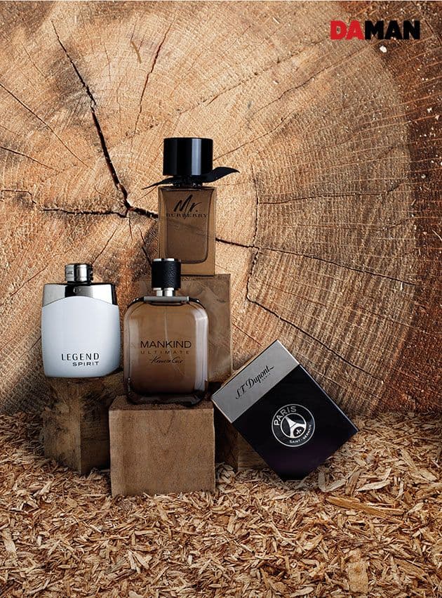 4 woody scents men's fragrance