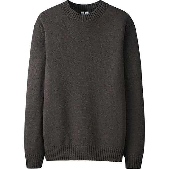 Men Cahsmere Blended Crewneck Sweater