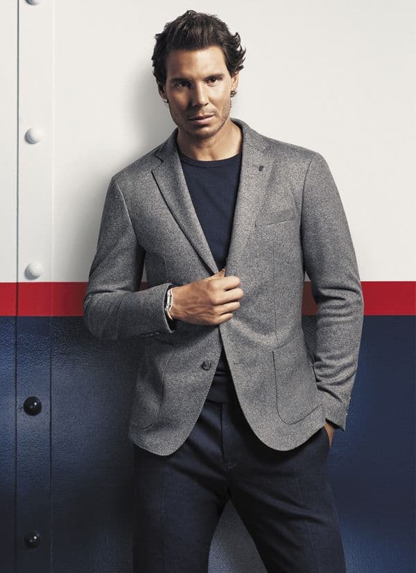rafael nadal in the THFLEX collection