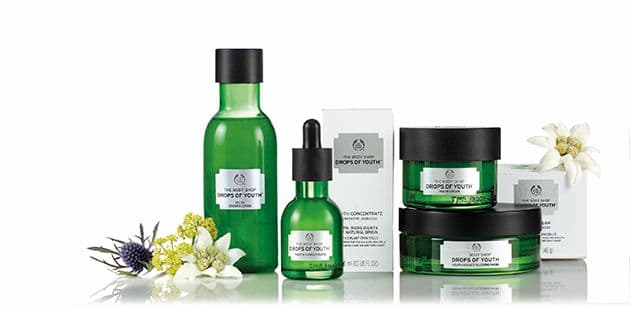 Body Shop Drops of Youth Range