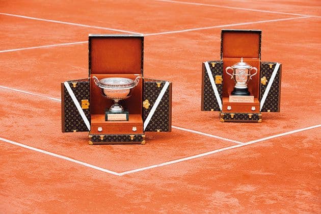 with the Musketeers' trophy and trunk on display at the Philippe Chartier court