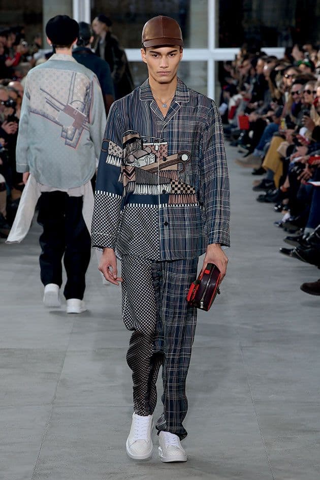A pajama look from the fall/winter show