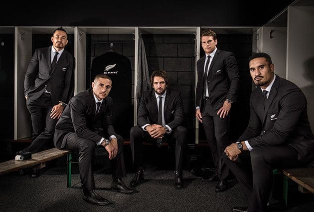 Members of the All Blacks