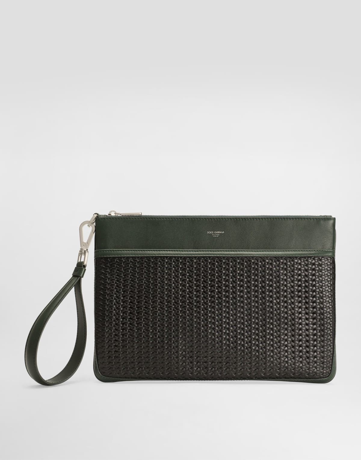 Plongé woven calfskin necessaire