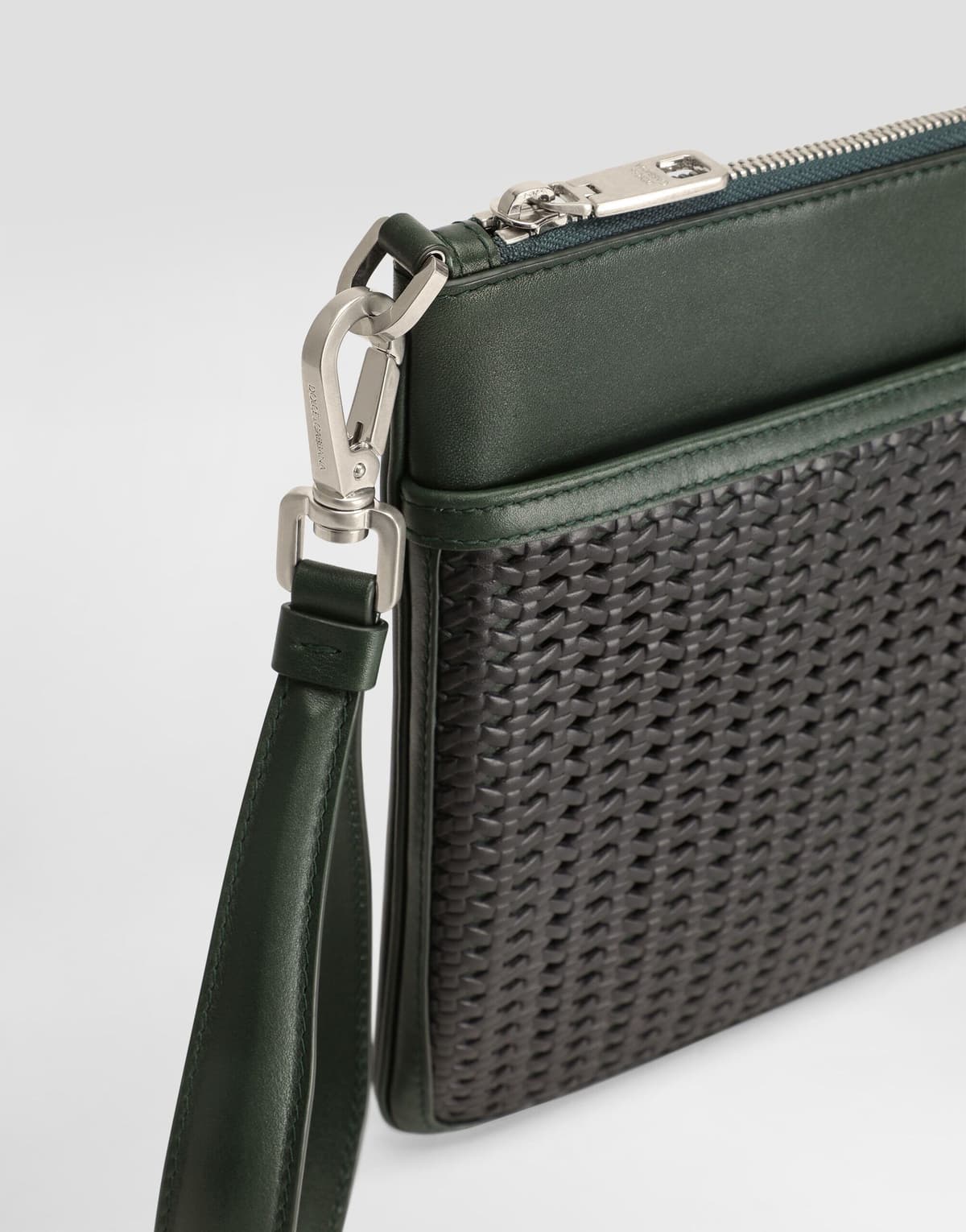 Plongé woven calfskin necessaire