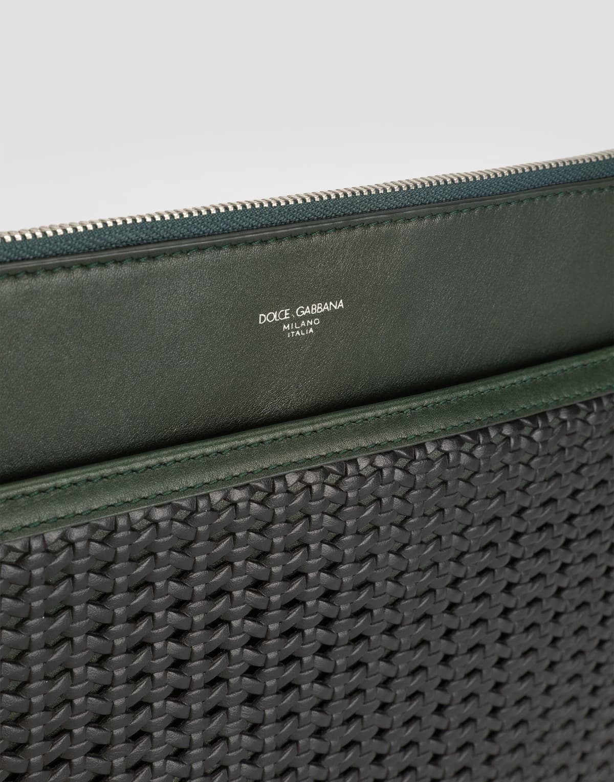 Plongé woven calfskin necessaire