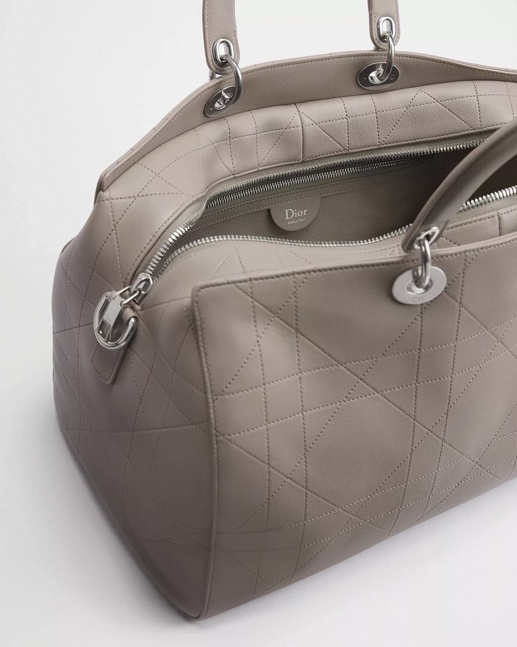 Granville Trianon Gray Cannage Calfskin