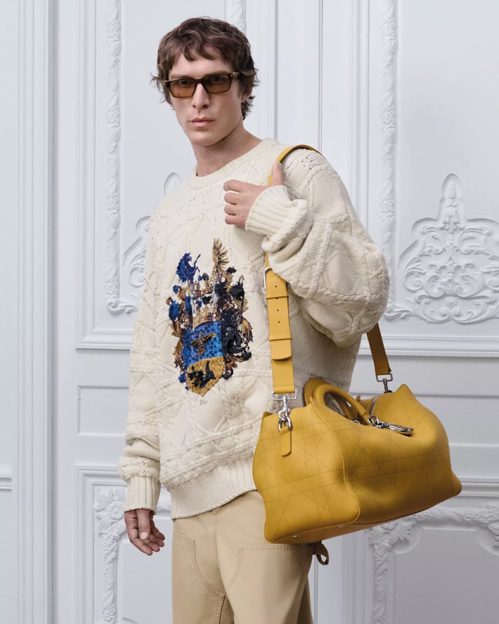 Granville Jaune Chantilly Cannage Calfskin