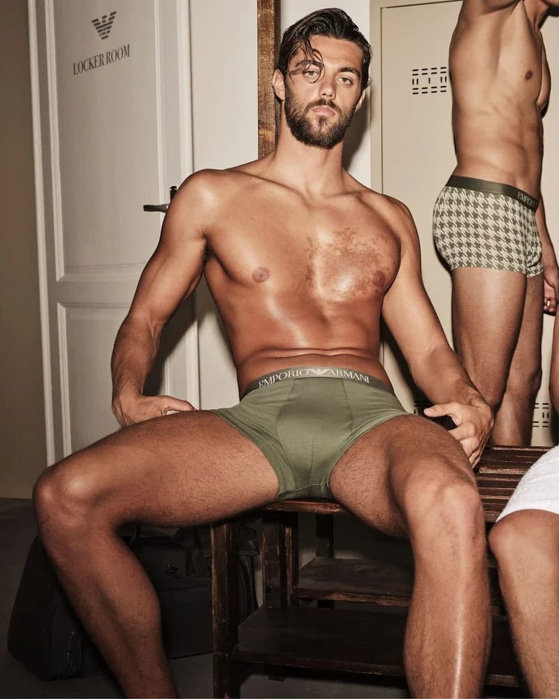 Emporio Armani Brings a Sporty Edge to Its Fall/Winter 2026 Underwear Campaign