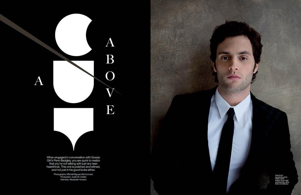 penn-badgley of Gossip Girl DA MAN photo shoot 1