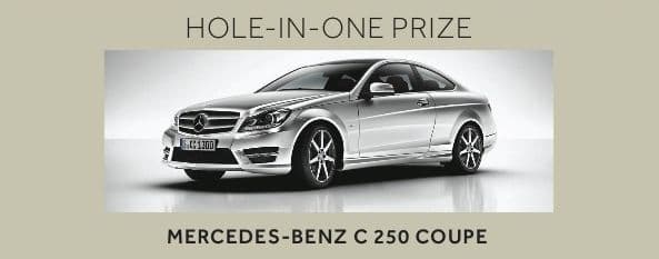 Mercedes-Benz C 250 Coupe prize at DestinAsian Group golf tournament