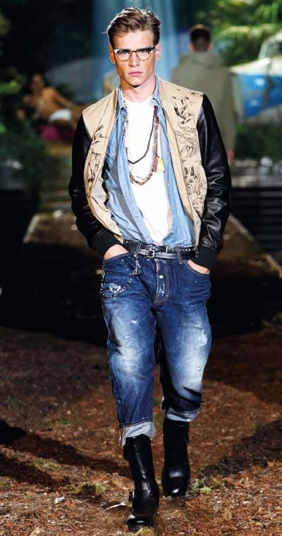 DSquared daman magazine