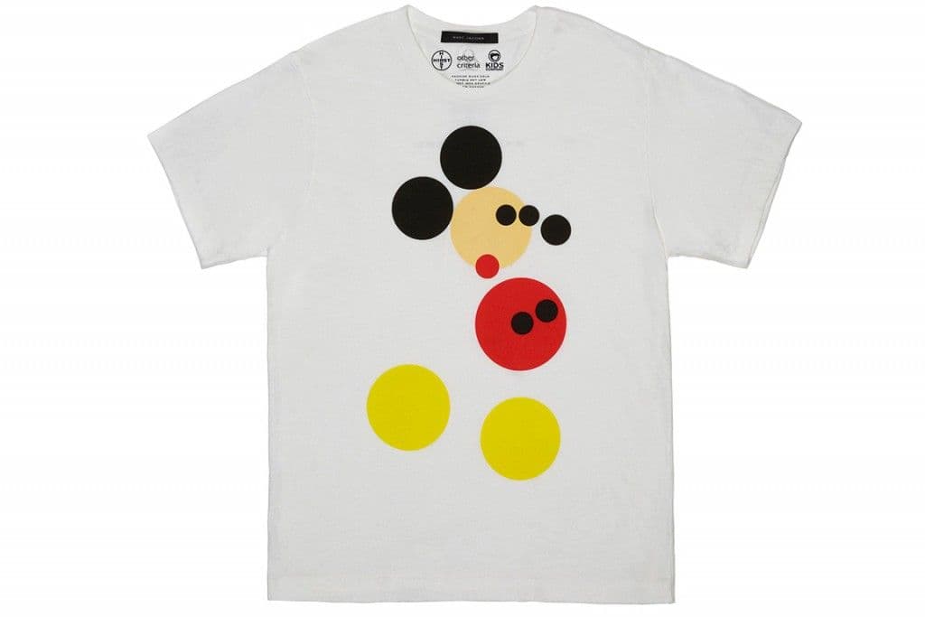 Damien Mickey White T-shirt Marc Jacobs