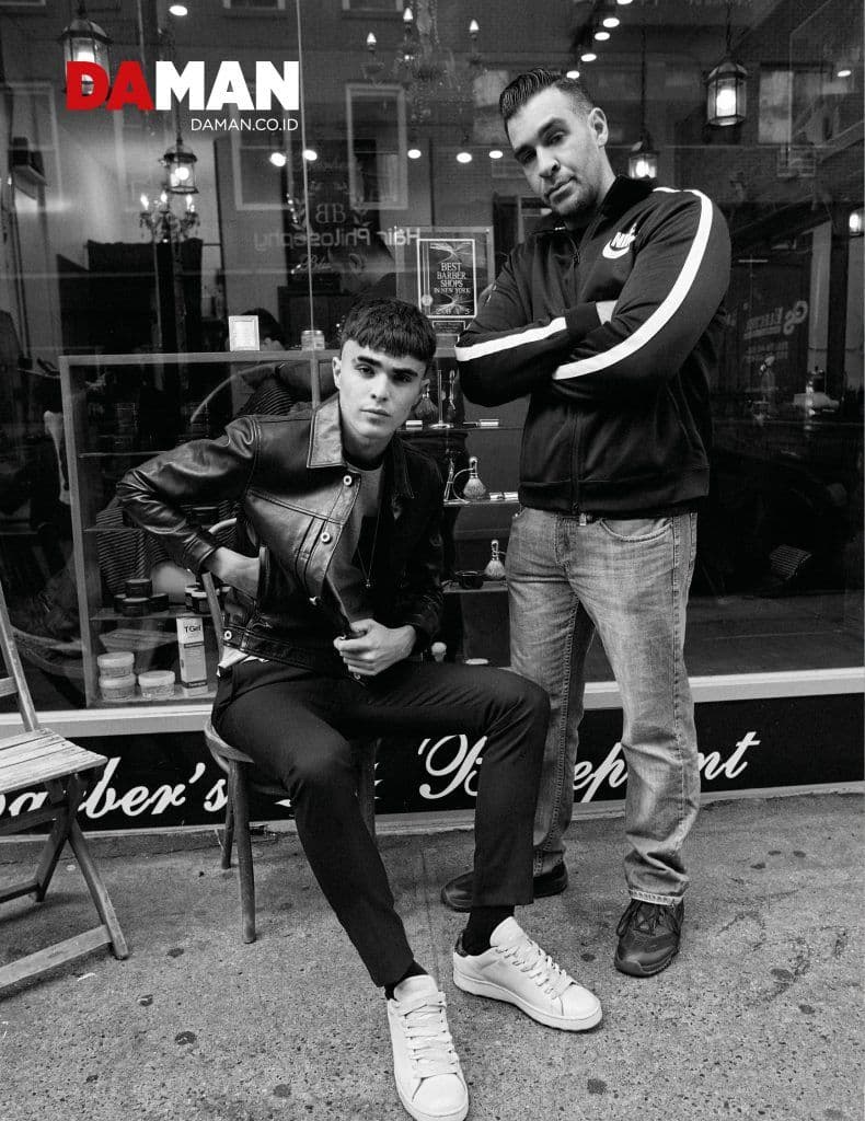 A Cut Above DA MAN fashion spread by Peter Ash Lee with Diego Villareal in Coach