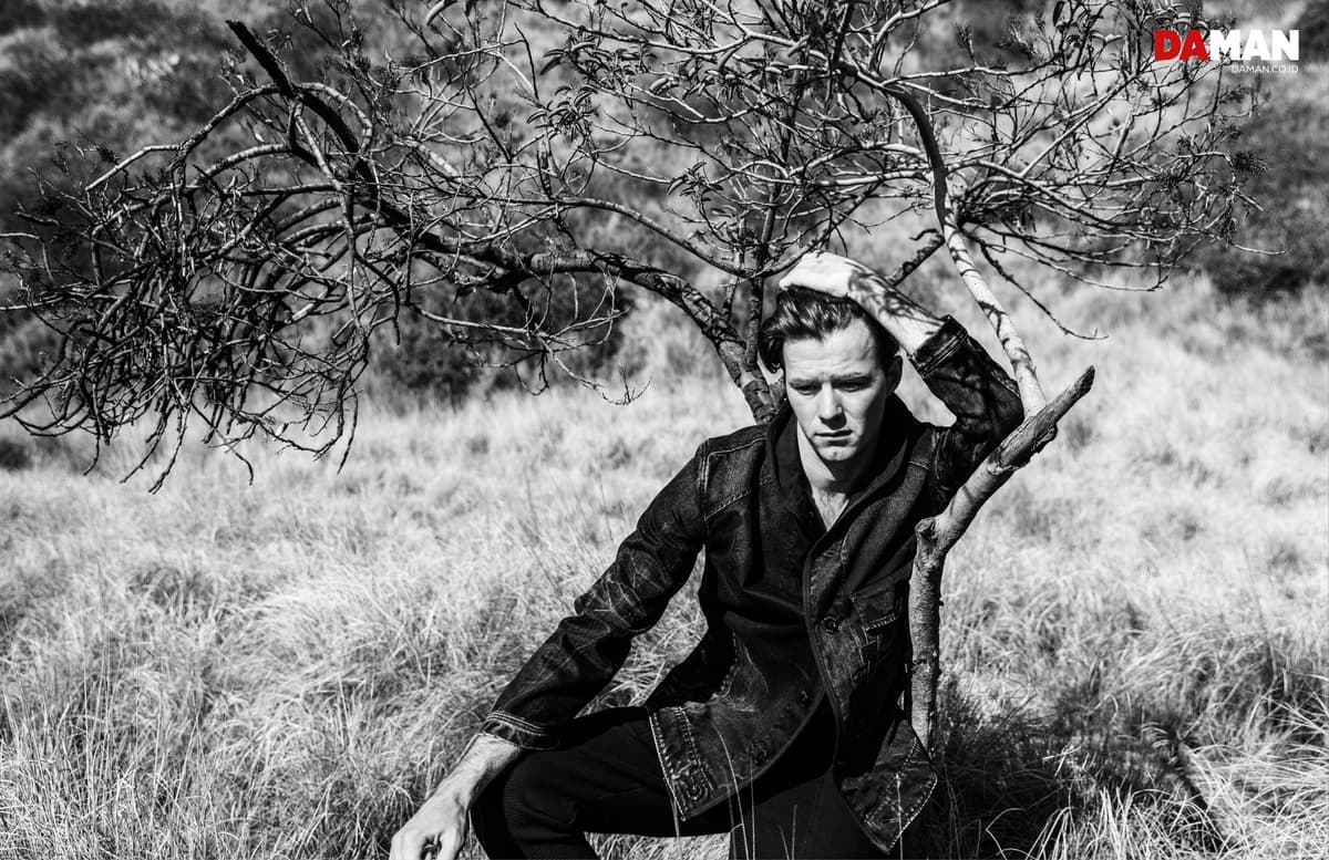 DA MAN ONLINE FEATURE_Thomas Cocquerel of Billionaire Boys Club_Jacket by G-Star RAW, trousers by American Apparel_DPS_
