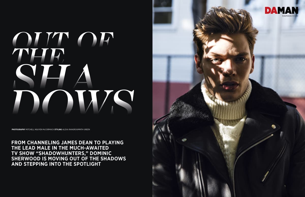 FEATURE_Dominic Sherwood of Shadowhunters in Sandro and Reiss