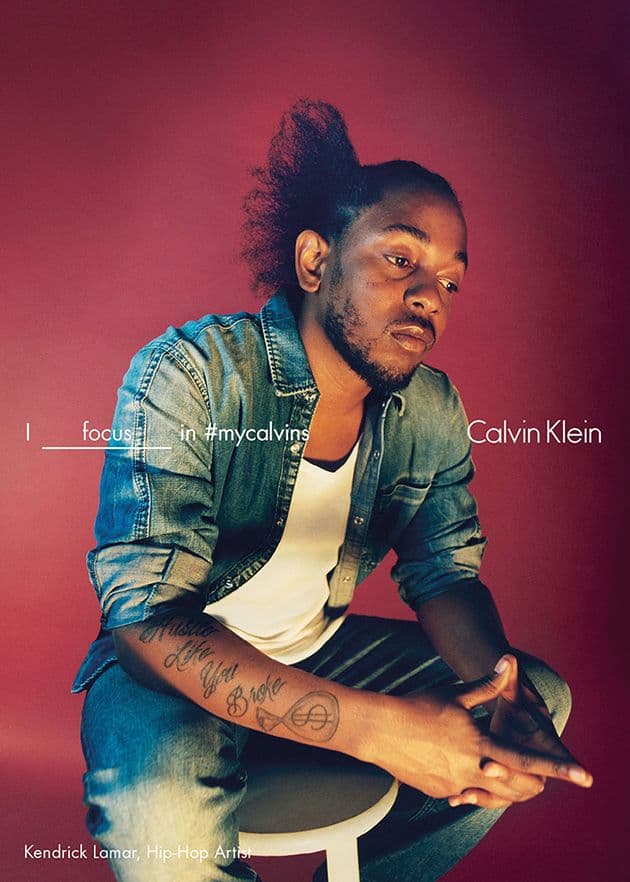 Kendrick Lamar Calvin Klein Spring Summer 2016 by Tyrone Lebon
