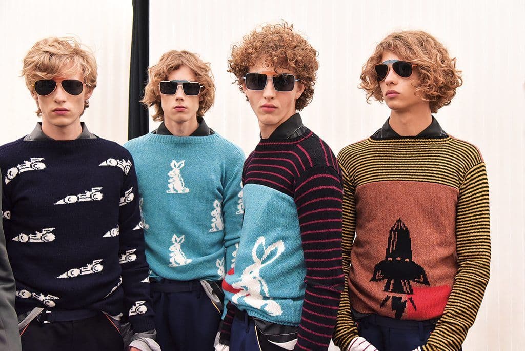 DA MAN Style Milan Fashion Week Spring Summer 2016 - Backstage at prada's runway show