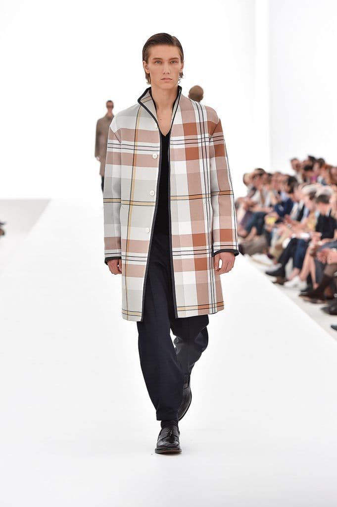 DA MAN Style Milan Fashion Week Spring Summer 2016 - ermenegildo Zegna Couture's Indian Madras coat