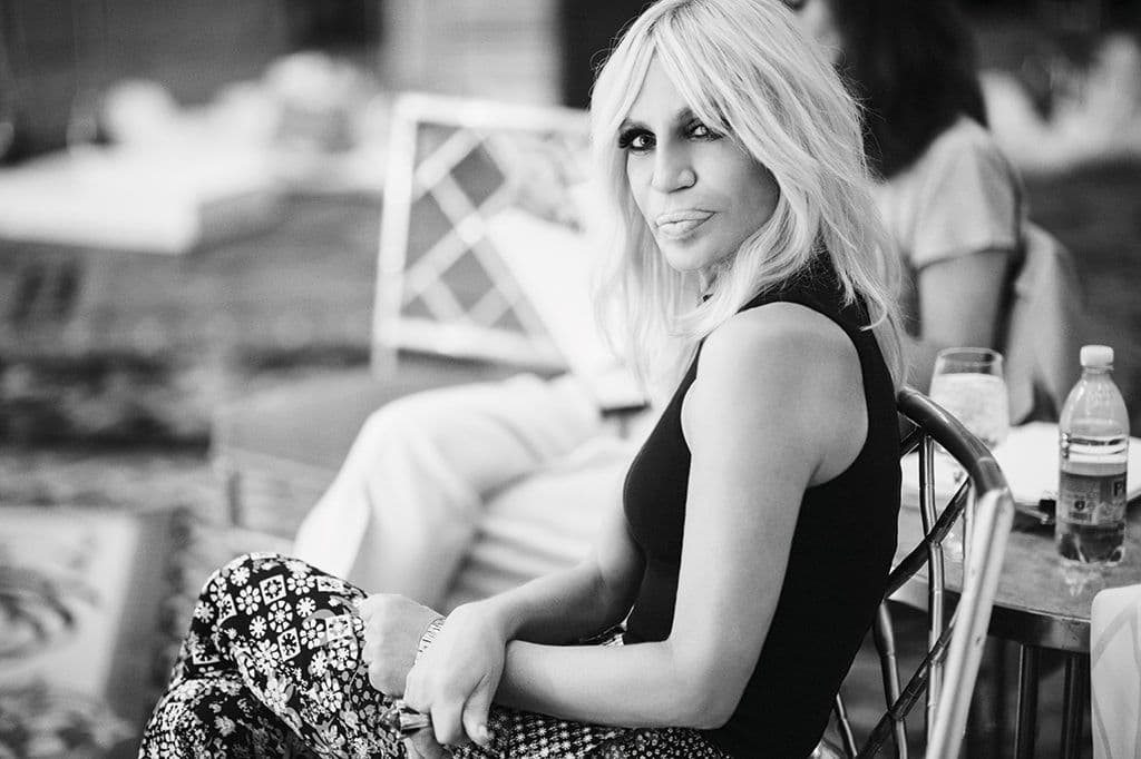 Donatella Versace Exclusive in DA MAN Style Spring:Summer 2016