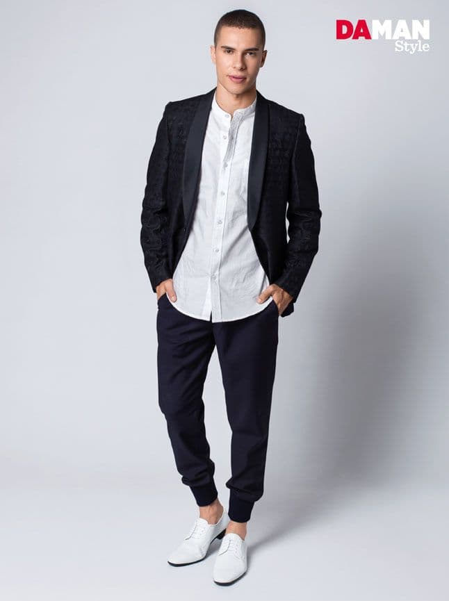 How to wear Mandarin Collar Shirt for Men-2-2