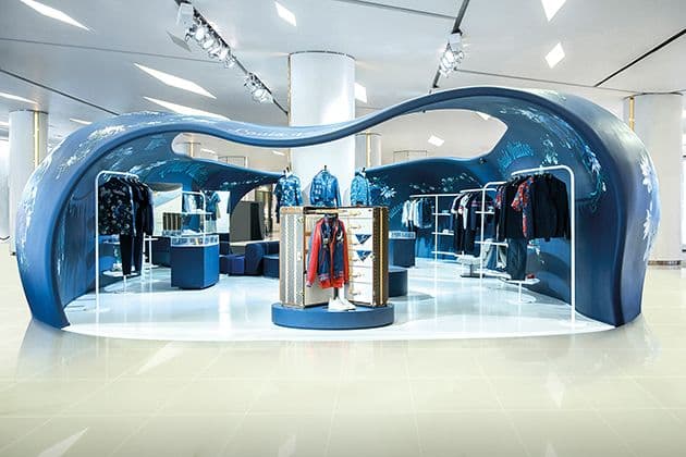 Louis Vuitton's indigo pop-up store in Bangkok-special report DA MAN