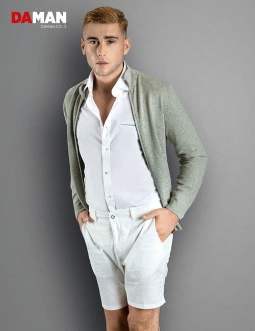Models Felipe Izing, Rodolfo Rodriguez Silva, Tony Hernandez in Outfit by Massimo Dutti