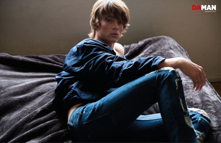 ONLINE_Griffin Johnson in Jacket by Mr. Completely, trousers by Stampd-new