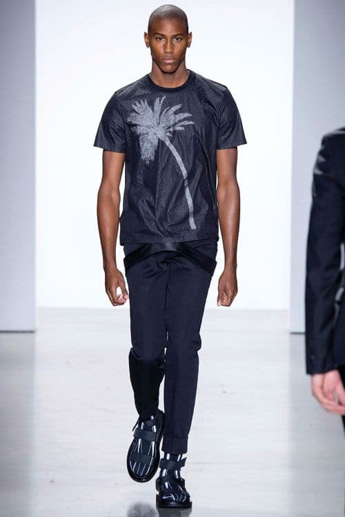 SPRING SUMMER 2016 RUNWAY TREND - PALM PRINTS - CALVIN KLEIN COLLECTION 3
