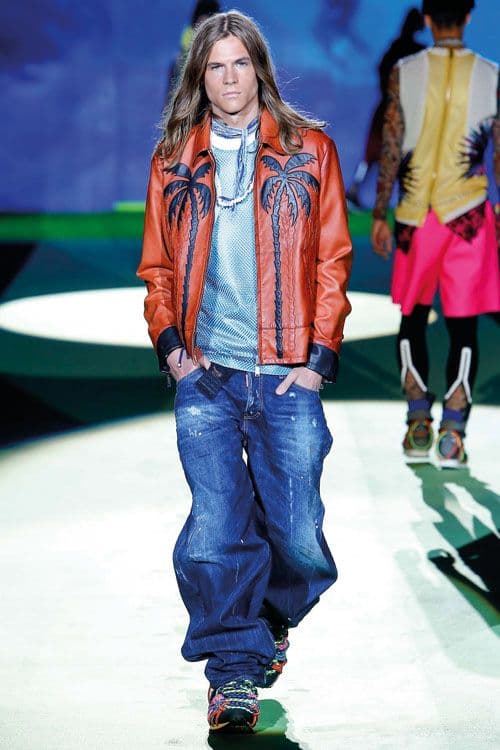 SPRING SUMMER 2016 RUNWAY TREND - PALM PRINTS - DSQUARED 2-small