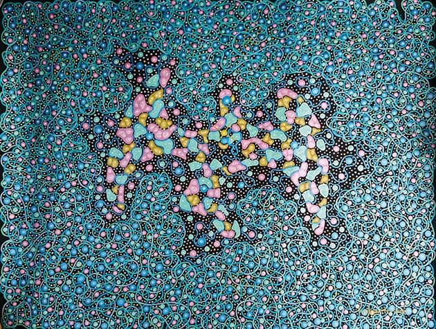 “Inner Peace” by Filipino artist Herbert Pajarito which will be displayed at Bazaar Art Jakarta 2016