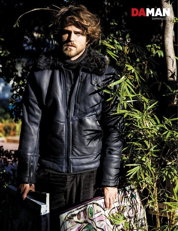 CHEYNE HANNEGAN_Sweater and jacket by G-Star RAW, trousers by GOETZE_3