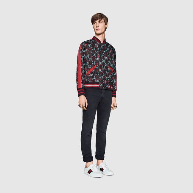 Gucci x GucciGhost Men's Bomber Jacket
